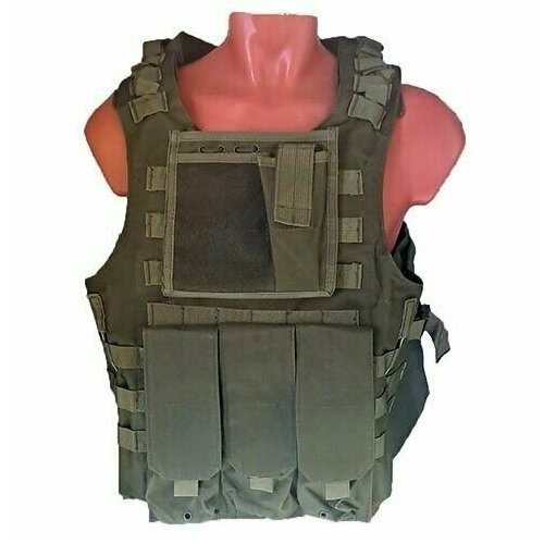 Жилет тактический plate carrier с подсумками molle VT-8344 OD