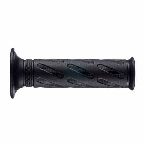 Ручки руля (комплект) SUZUKI style #2 22-25мм/120мм, открытые, цвет Черный
