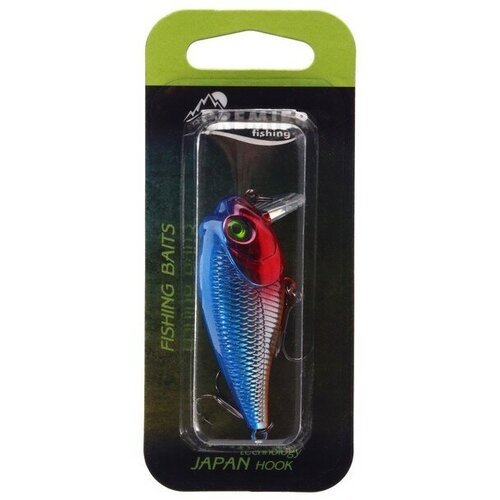 PREMIER fishing Воблер PREMIER Topper, 5.5 см, 9.2 г, шэд, плавающий (0-0.5 м), цвет 004 (PR-T55-004)
