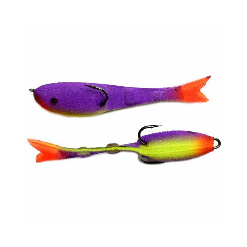 Рыбка перф. 8 см, цв. 11 фиолетовая, 5 шт/упак