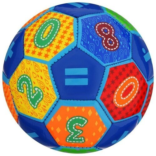 Мяч футбольный, PVC, машинная сшивка, 32 панели, р. 2, цвета микс