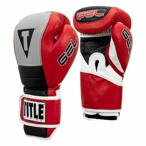 Перчатки боксерские TITLE GEL Rush Bag Gloves, 14 унций, красные