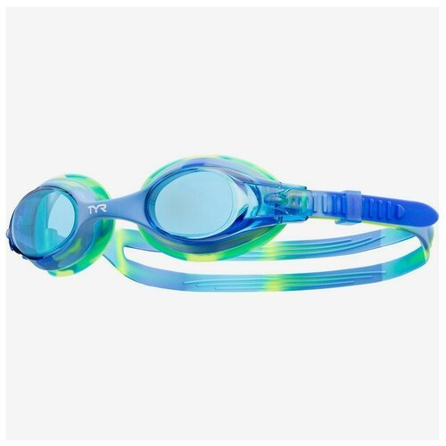 Очки для плавания TYR Kids Swimple Tie Dye, голубой (LGSWTD/487)