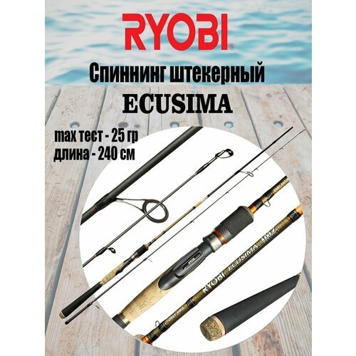 Спиннинг штекерный RYOBI ECUSIMA 2,40 7-25g