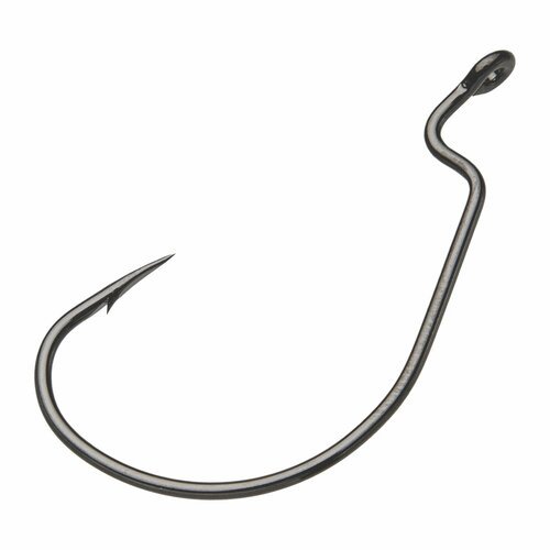 Крючок рыболовный офсетный Hanzo Offset Worm Неavy BLN #8/0 (3шт) для рыбалки на щуку, судака, окуня