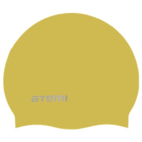 Шапочка для плавания ATEMI , силикон (б/м), золото, RC306