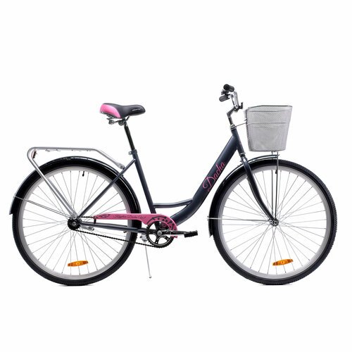 Велосипед городской с корзиной 28' дюймов / на рост: 170-185см / KRYPTON DACHA W нежный розовый