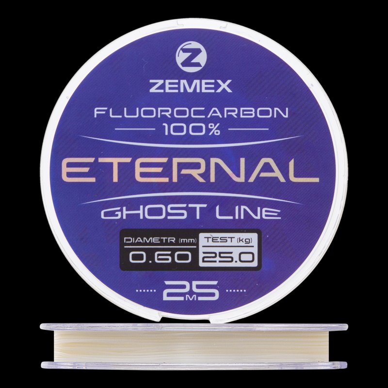 Флюорокарбон Zemex Eternal 100% Fluorocarbon 0,60мм 25м (clear)