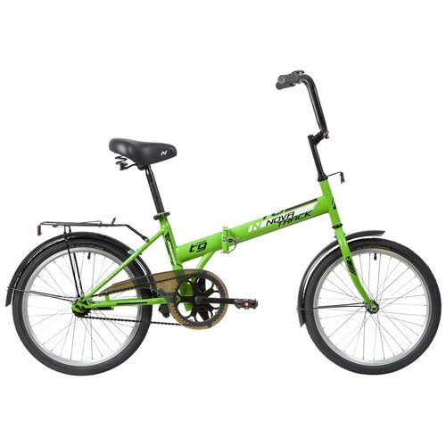 Велосипед NOVATRACK 20' складной, TG30, салатовый, тормоз нож, двойной обод, сид. и руль комфор