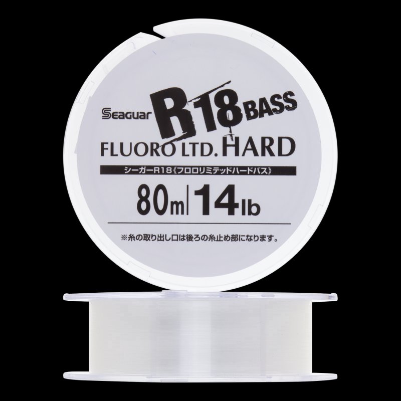 Флюорокарбон Seaguar R18 Fluoro Limited Hard Bass 14Lb #3,5 0,310мм 80м (clear)