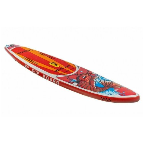 Надувная красная SUP-доска (SUP board) Funwater Koi (полный комплект аксессуаров)