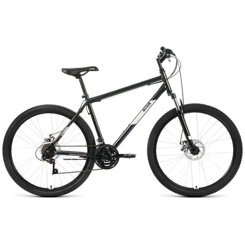 Велосипед ALTAIR MTB HT 27,5 2.0 D (27,5' 21 ск. рост. 17') 2022, черный/серебристый, RBK22AL27138