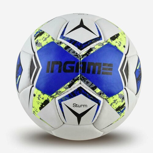 Мяч футбольный INGAME STURM бело-синий IFB-128