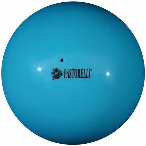 Мяч гимнастический Pastorelli New Generation, 18 см, FIG, цвет голубой