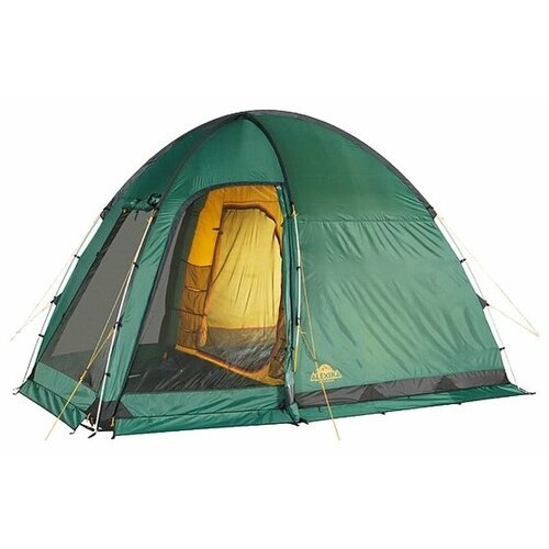 Палатка кемпинговая четырёхместная Alexika Minnesota 4 Luxe, зелeный