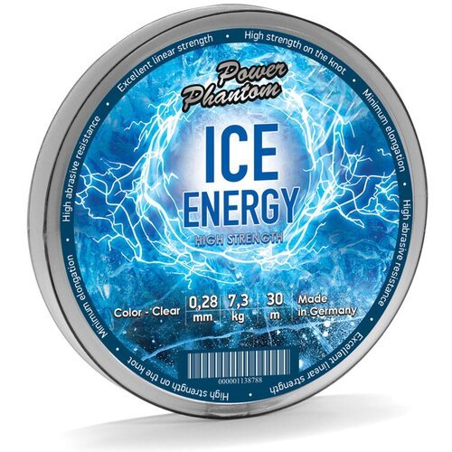 Леска Power Phantom Ice Energy , 0,28мм, 8,3 кг, 30м