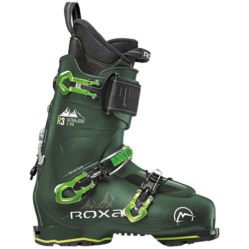 Горнолыжные ботинки ROXA R3 Junior Ti, р.37(23.5см), dk green/dk green/dk green