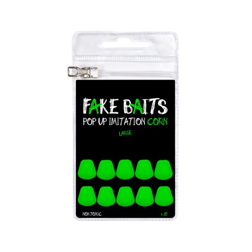 Искусственная кукуруза плавающая Fake Baits Large зеленая флюро