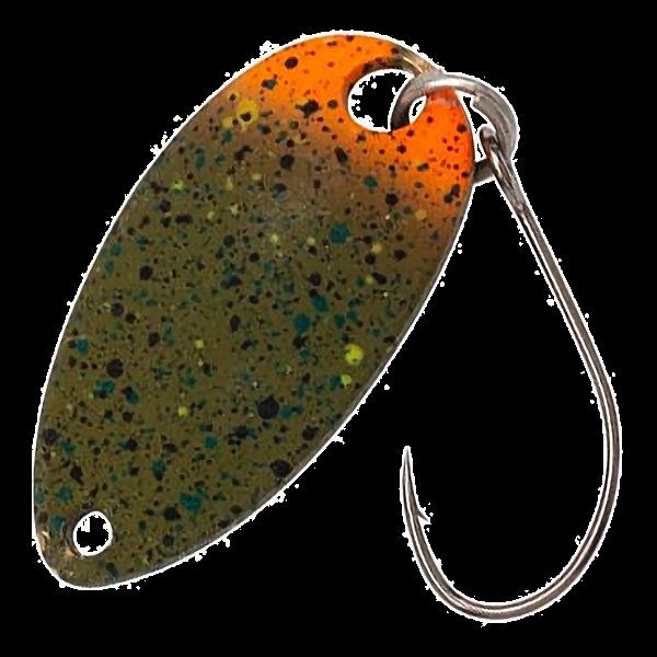 Блесна колеблющаяся Berkley AGS Roru 1,8гр #Orange Tip/Splat Pel/Splat Pel