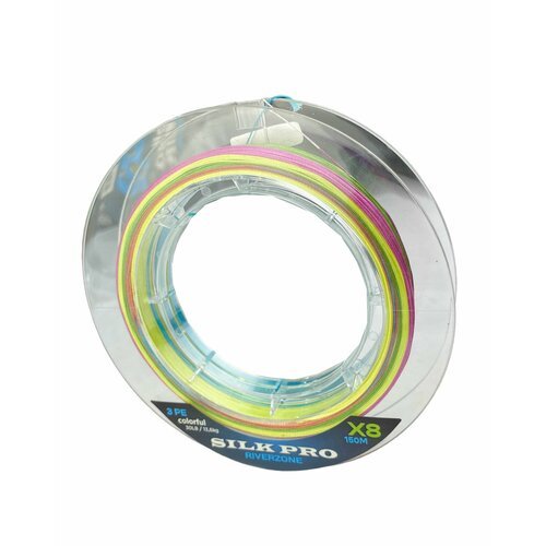 Шнур Riverzone Silk Pro WX8 PE 3,0 150м Colorful