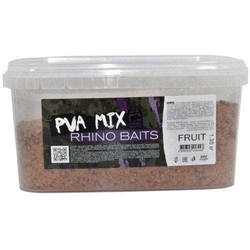 Rhino Baits STICK MIX (микс для ПВА) Fruit (фруктовый), ведро 1.35 кг