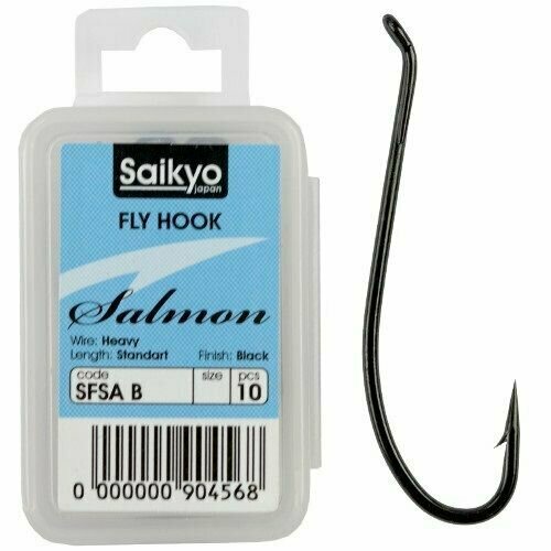 Крючки для рыбалки одинарные Saikyo KH-71590 Salmon BN №04( упк. по 10шт.)