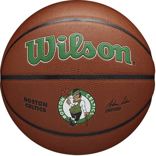 Мяч баск. WILSON NBA Boston Celtics, WTB3100XBBOS р.7, синт. кожа (композит), коричневый
