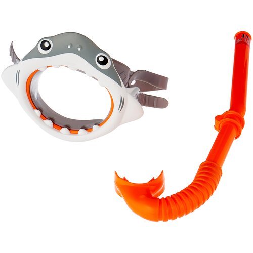 Комплект для плавания акула (маска, трубка) от 3-8 лет