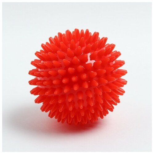 Мяч массажный ø9 см, цвет красный, Крошка Я (1шт.)