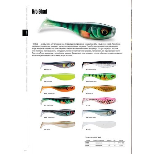 Мягкая приманка STORM Hit Shad 03 /PK / 8см, 6гр. HITS03-PK