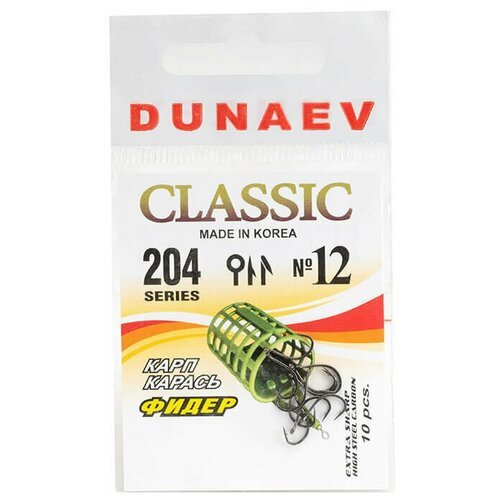 Крючок Dunaev Classic 204 #12 (упак. 10 шт)