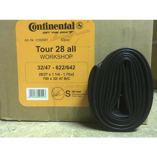 Continental Камера Tour 28 all без упаковки, 32-622-> 47-622, S42 арт. ZCO80681