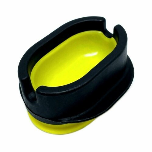 Форма для прикормки с кнопкой CarpHunter Wide Flat Method Feeder Mould (Black / yellow)