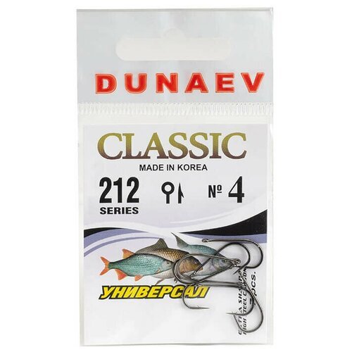 Крючок Dunaev Classic 212 # 4 (упак. 7 шт)