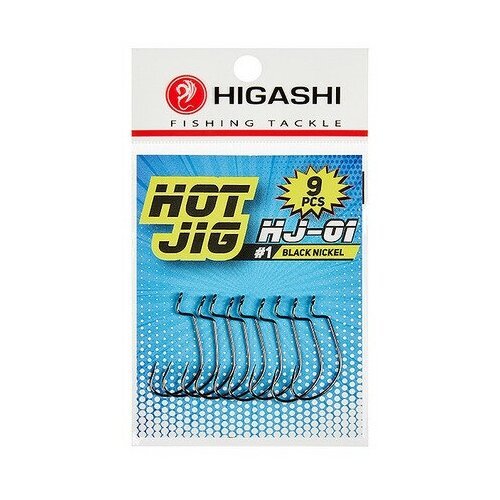 HIGASHI Крючок офсетный HIGASHI HOT JIG HJ-01 (Размер # 5/0; 5шт )