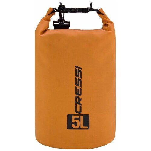 Гермомешок, герморюкзак, влагозащитная сумка CRESSI с лямкой DRY BAG объем 5 литров оранжевый
