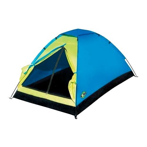 Палатка двухместная Novus SHERPA 2 TX, голубой/желтый