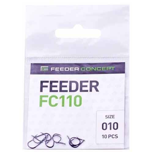 Крючки Feeder Concept FEEDER FC110 №010 10шт.