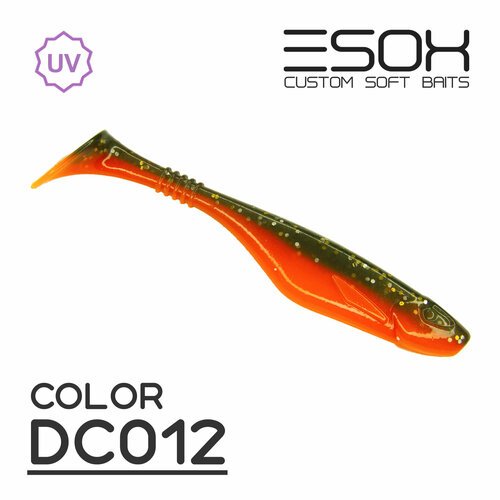 ESOX Богатырь 5' (127мм) [4шт.] DC012 / Мягкая приманка для рыбалки