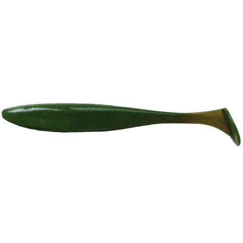 Силиконовая приманка Easy minnow 6,5' (165 мм), уп. 2 шт. , Машинное масло зеленое / Plum Green Flake
