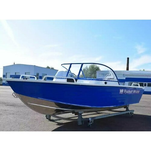 Моторная лодка Wyatboat-490 DCM NEW/ Алюминиевый катер/ Лодки Wyatboat