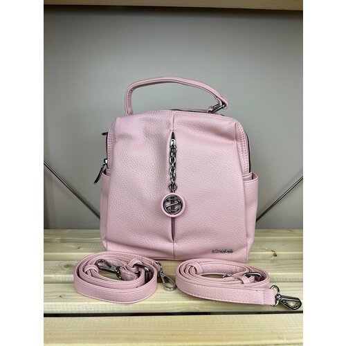 Рюкзак женский из экокожи Velina Fabbiano-Safenta 69013-20 pink