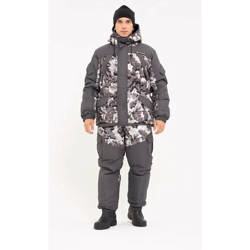Зимний костюм для охоты и рыбалки 'Горный -45' от ONERUS. Ткань: Алова, Таслан. Цвет: Белый. Размер: 60-62/182-188