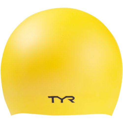 Шапочка для плавания Tyr Wrinkle Free Silicone Cap (O/S, 720 Желтый)