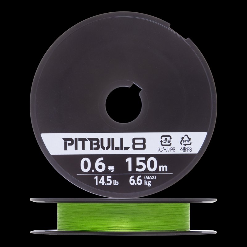 Шнур плетеный Shimano Pitbull 8 #0,6 0,128мм 150м (lime green)