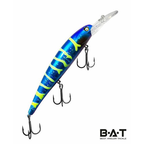 Троллинговый воблер BAT Hachiro (V) 120 mm; 19 g; 3.5-4 m/Bandit Walley/ для ловли судака и щуки