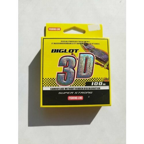 Леска для рыбалки BICLOT 3 D камуфляж 100м