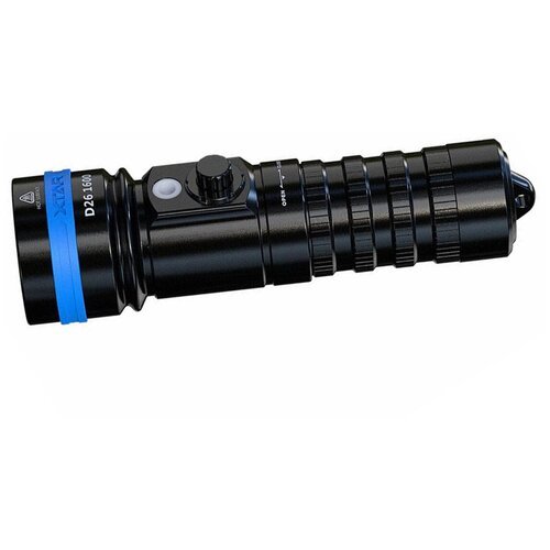 Светодиодный подводный фонарь Xtar D26 1600, 1 х 26650, диод Cree XH-P 35 HI D4, 5 режимов, 300 метров, 1600 люмен (Комплект)