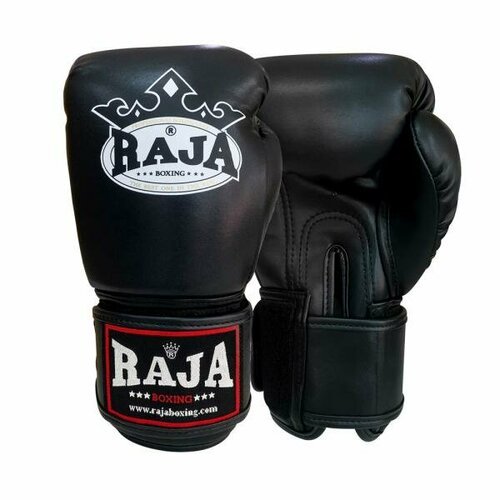Перчатки боксерские Raja Boxing Black, детские, 2 OZ, черный