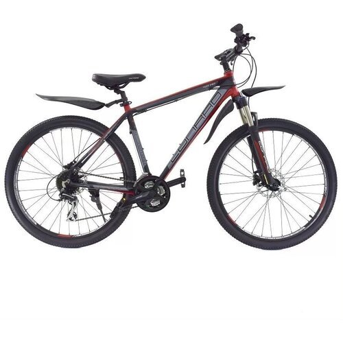 Велосипед 27,5' CONRAD MESSEL 4.0 HD MATT BLACK/RED